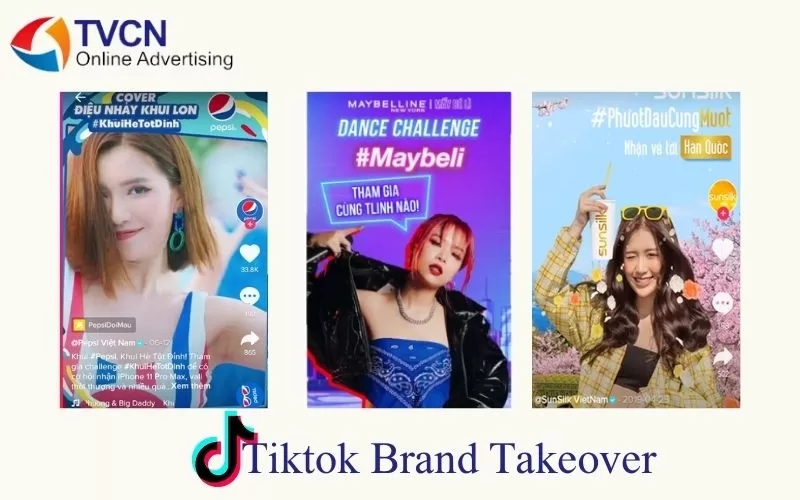 Quảng cáo tiktok TikTok Brand Takeover