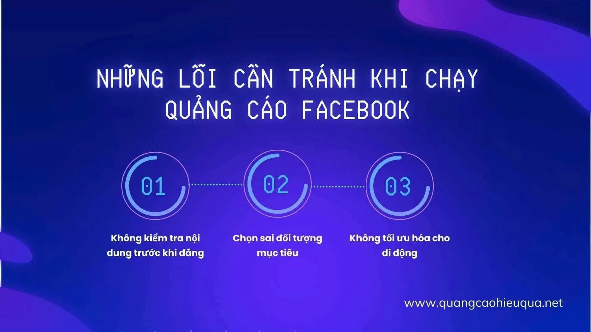 Những lỗi cần tránh khi chạy quảng cáo Facebook