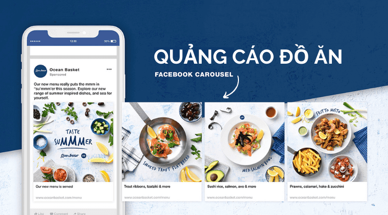 Các dạng quảng cáo Facebook cho nhà hàng hiệu quả nhất