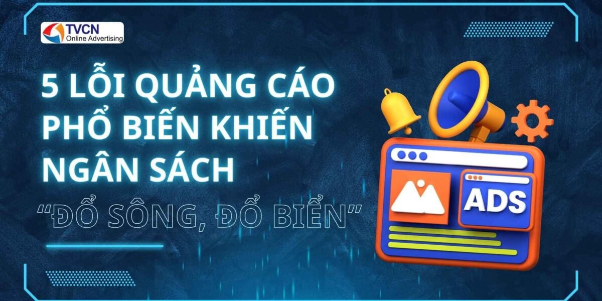 5 Lỗi Quảng Cáo Phổ Biến Khiến Ngân Sách “Đổ Sông, Đổ Biển”