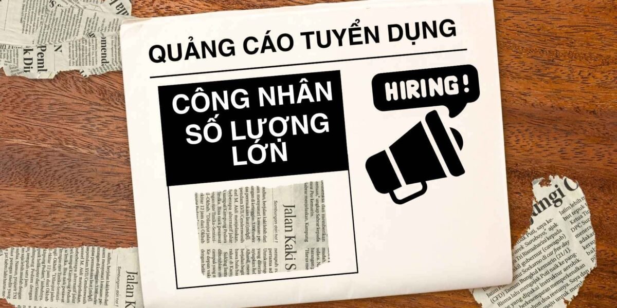 Quảng cáo tuyển dụng công nhân số lượng lớn – Lựa chọn kênh nào hiệu quả?