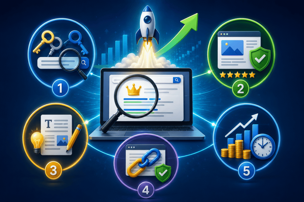 SEO Website Mất Bao Lâu Để Lên Top Google? Các Yếu Tố Quyết Định Thứ Hạng 2 5 Yếu Tố Quyết Định Thời Gian SEO Website Lên Top