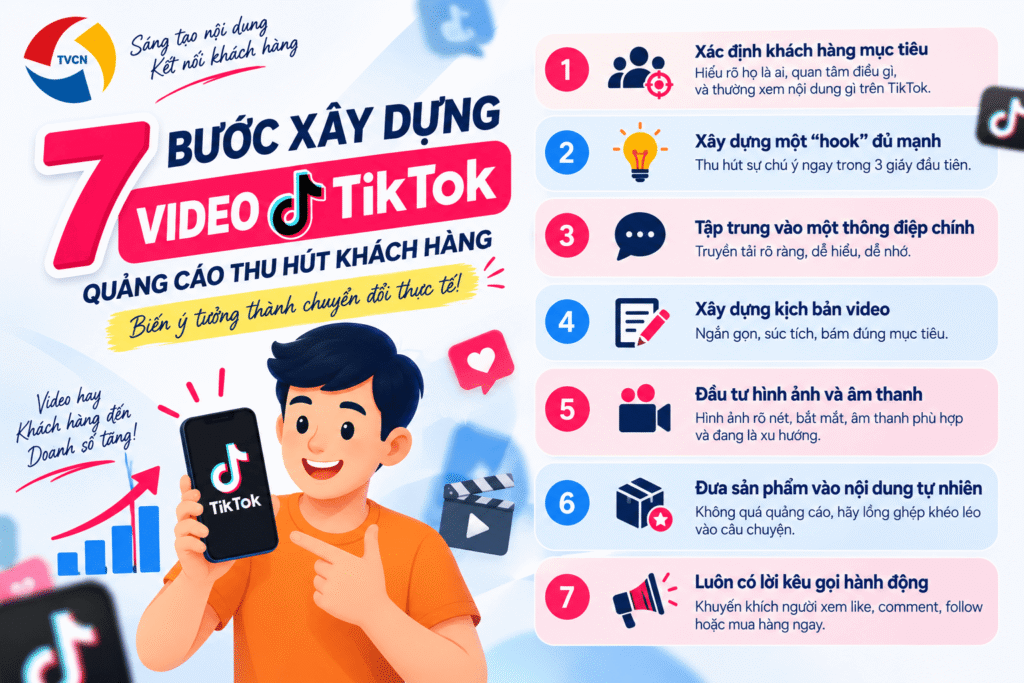 Cách xây dựng video TikTok quảng cáo thu hút khách hàng và tăng chuyển đổi 3 7 bước xây dựng video TikTok quảng cáo thu hút khách hàng