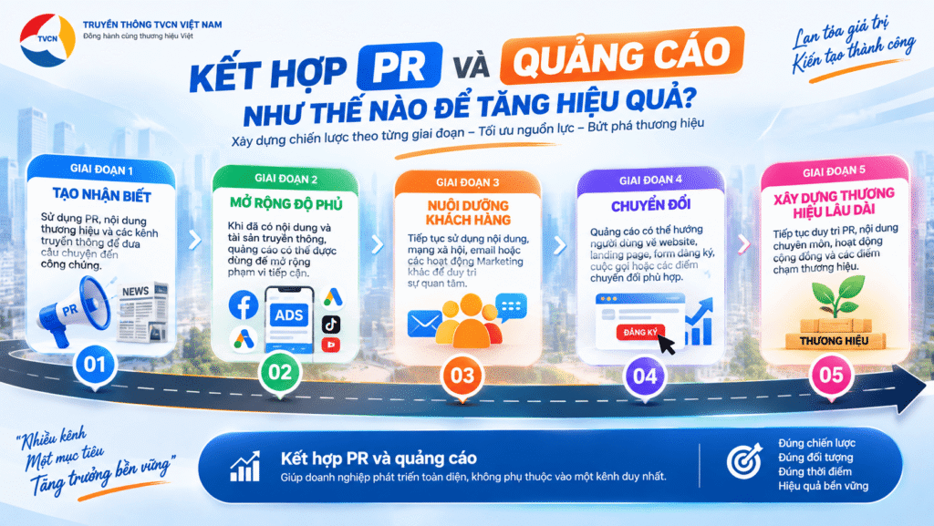 PR và quảng cáo khác nhau như thế nào? Đâu là giải pháp phù hợp cho doanh nghiệp 4 Kết hợp cả hai như thế nào để tăng hiệu quả?