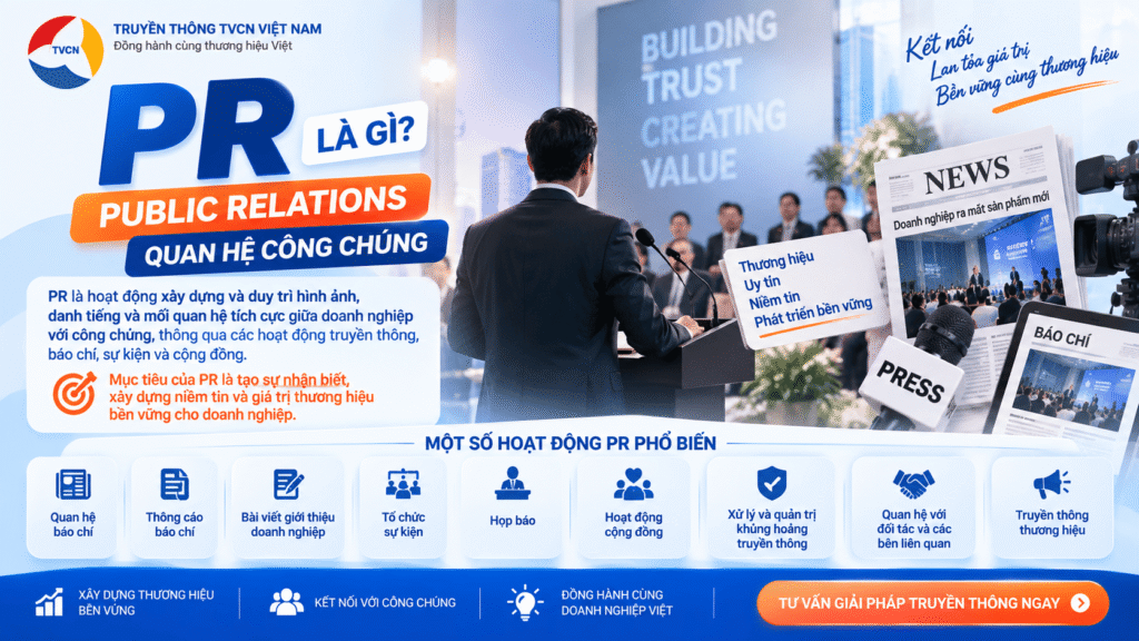 PR và quảng cáo khác nhau như thế nào? Đâu là giải pháp phù hợp cho doanh nghiệp 2 PR là gì?
