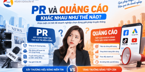 PR và quảng cáo khác nhau như thế nào?