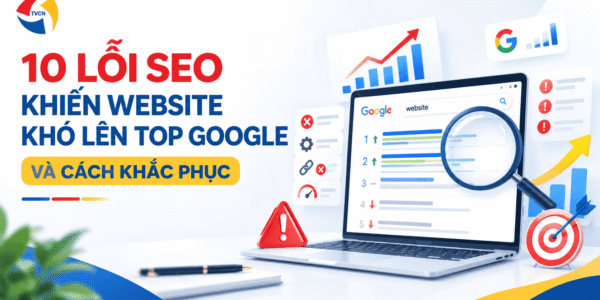 10 lỗi SEO khiến website khó lên Top Google và cách khắc phục