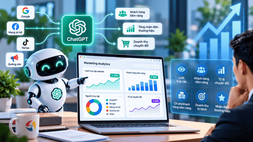 Kết hợp quảng cáo truyền thống với chiến lược AI Marketing