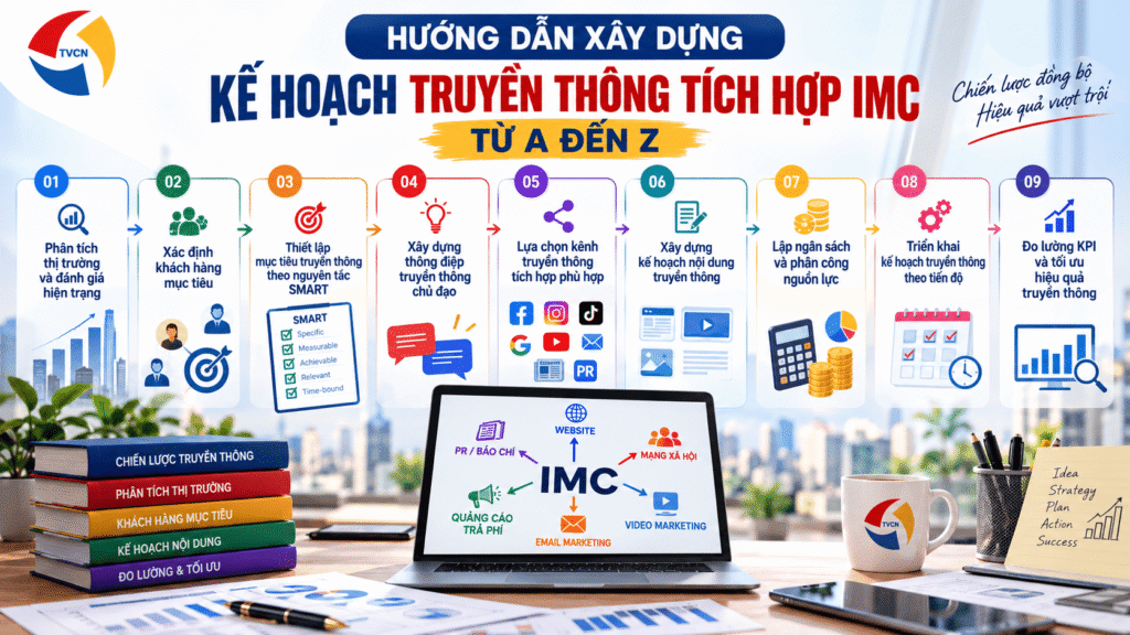 Cách xây dựng kế hoạch truyền thông tích hợp IMC từ A đến Z cho doanh nghiệp 4 Hướng dẫn xây dựng kế hoạch truyền thông tích hợp IMC từ A đến Z