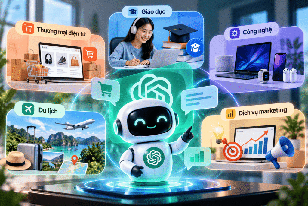 Quảng Cáo ChatGPT Là Gì? Cách ChatGPT Ads Hoạt Động Và Cơ Hội Cho Doanh Nghiệp 6 Những ngành nào có thể hưởng lợi từ quảng cáo ChatGPT?