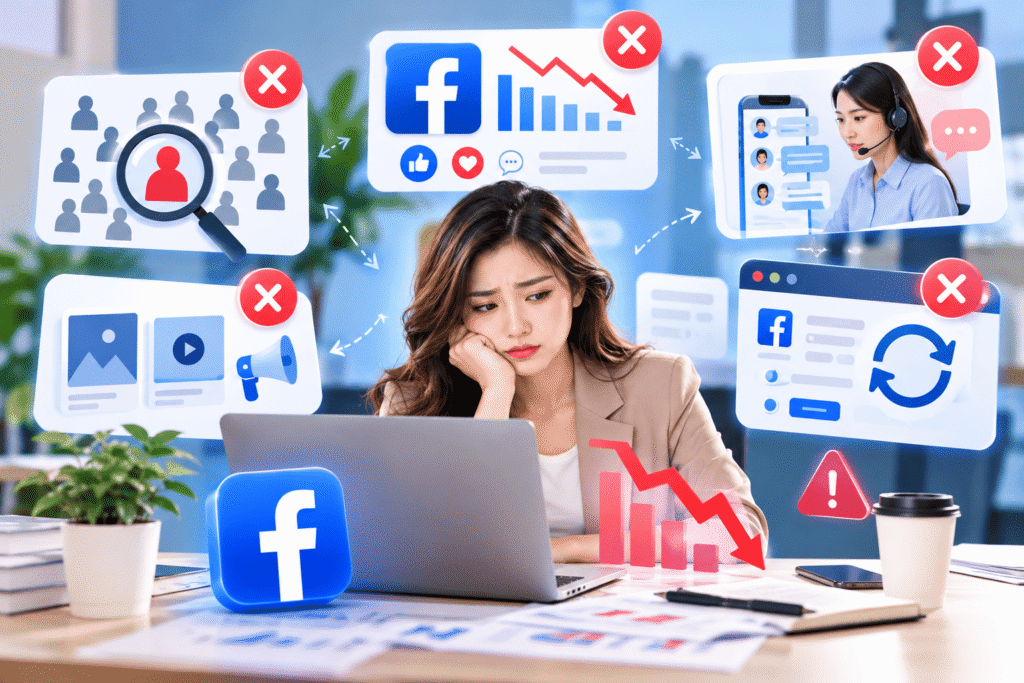 Chạy quảng cáo Facebook uy tín tại Hà Nội – Giải pháp tiếp cận khách hàng hiệu quả 6 Những sai lầm cần tránh khi chạy quảng cáo Facebook