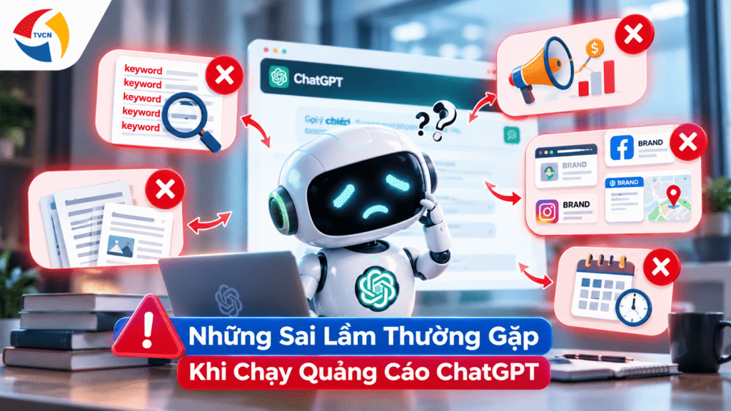 Những sai lầm thường gặp khi chạy quảng cáo ChatGPT