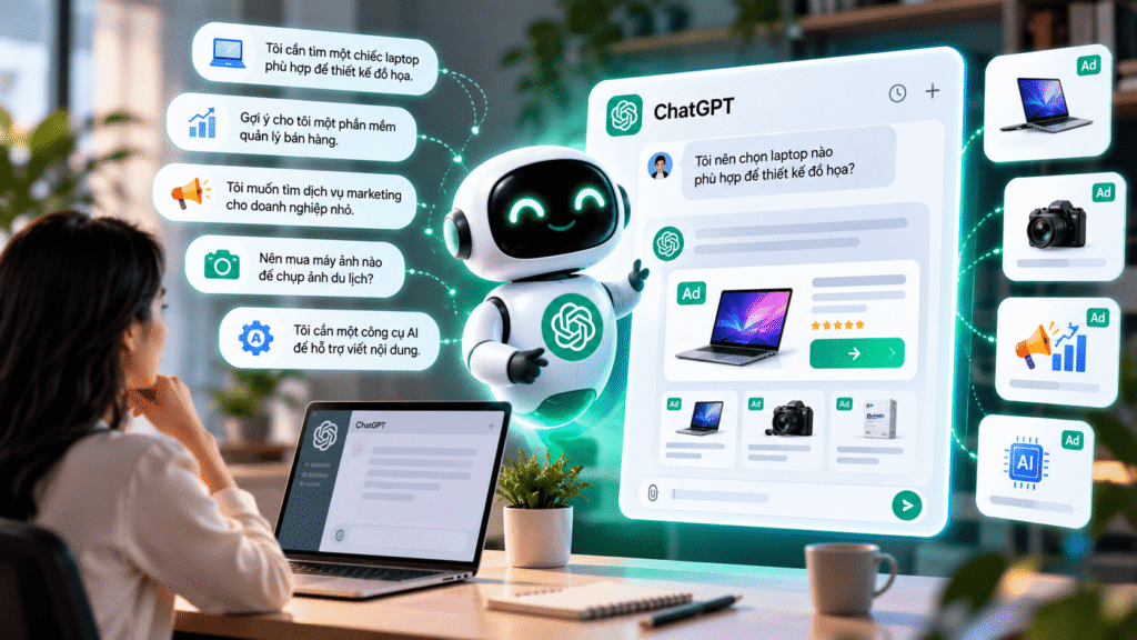 Quảng Cáo ChatGPT Là Gì? Cách ChatGPT Ads Hoạt Động Và Cơ Hội Cho Doanh Nghiệp 2 Quảng cáo ChatGPT là gì?